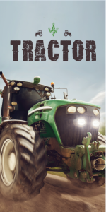 Towel Traktor 035 70/140 cm (1)