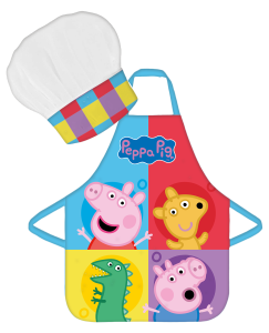 Fartuszek z czapką kucharza Peppa 1007