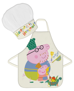 Fartuszek z czapką kucharza Peppa 1009