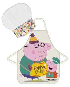 fartuszek z czapką kucharza Peppa 1011