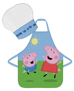 Fartuszek z czapką kucharza Peppa 1001