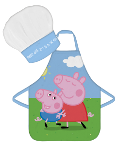 Fartuszek z czapką kucharza Peppa 1004