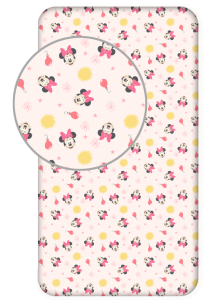 Fitted sheet  Minnie 3392 90/200+25 cm