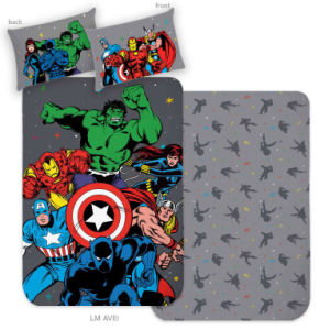 Bed set  Avengers 4609 140x200 70x90