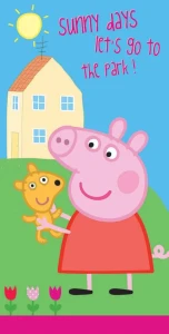 Ręcznik Peppa Pig domek 70/140 cm 